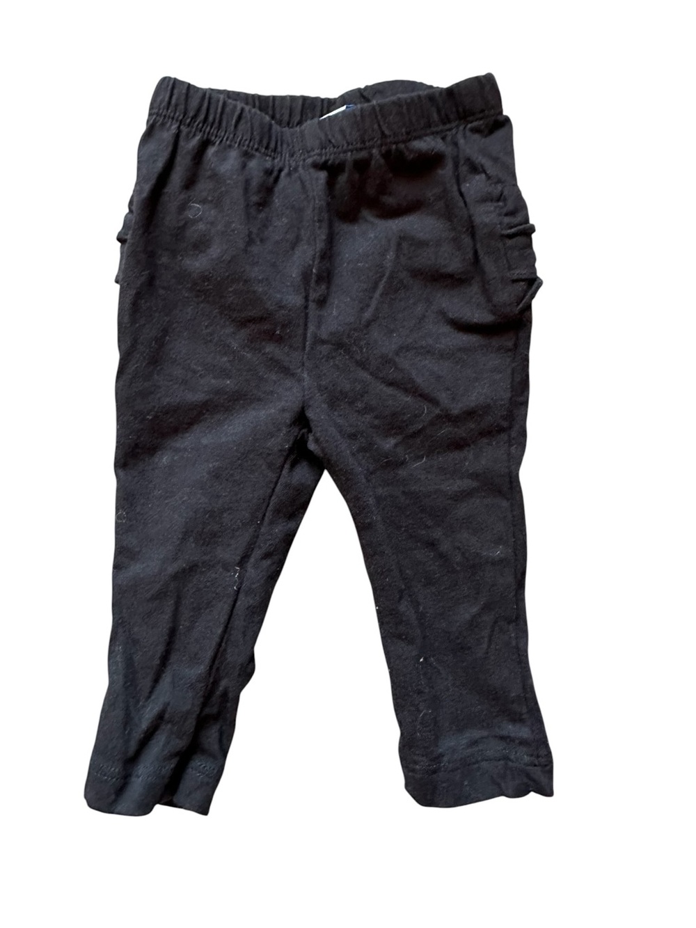 Old Navy Lot of 3 Ruffle Butt infant pants in green, blue, size black 3-6 months - Picture 6 of 13